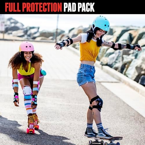 Triple Eight Saver Series 3-Pack Pad Set– Ideal for Skateboarding, In-line Skating, Roller Skating, and Biking - Image 2