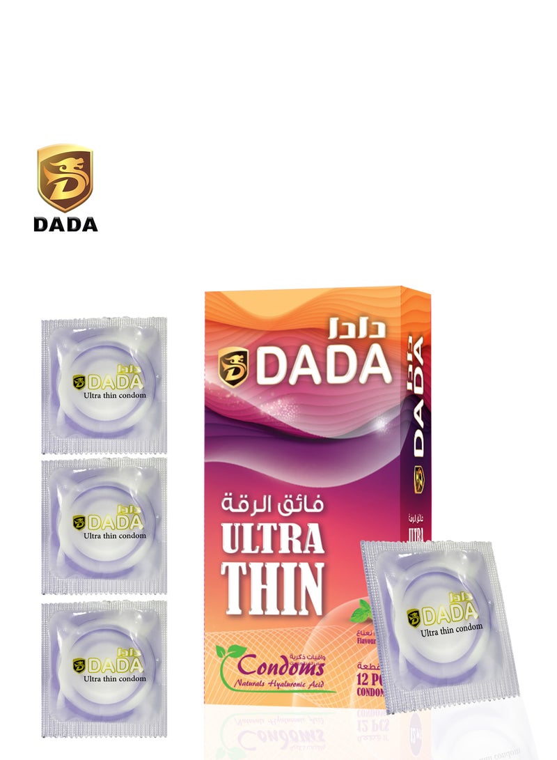دادا Dada Condoms Ultra Thin 12's - Image 3