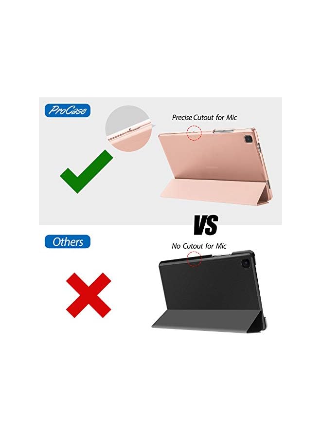 Procases Galaxy Tab A7 Case 10.4 Inch (Sm-T500 T503 T505 T507), Protective Stand Case Hard Shell Cover For 10.4 Inch Samsung Tab A7 Tablet 2020 -Rosegold - Image 2