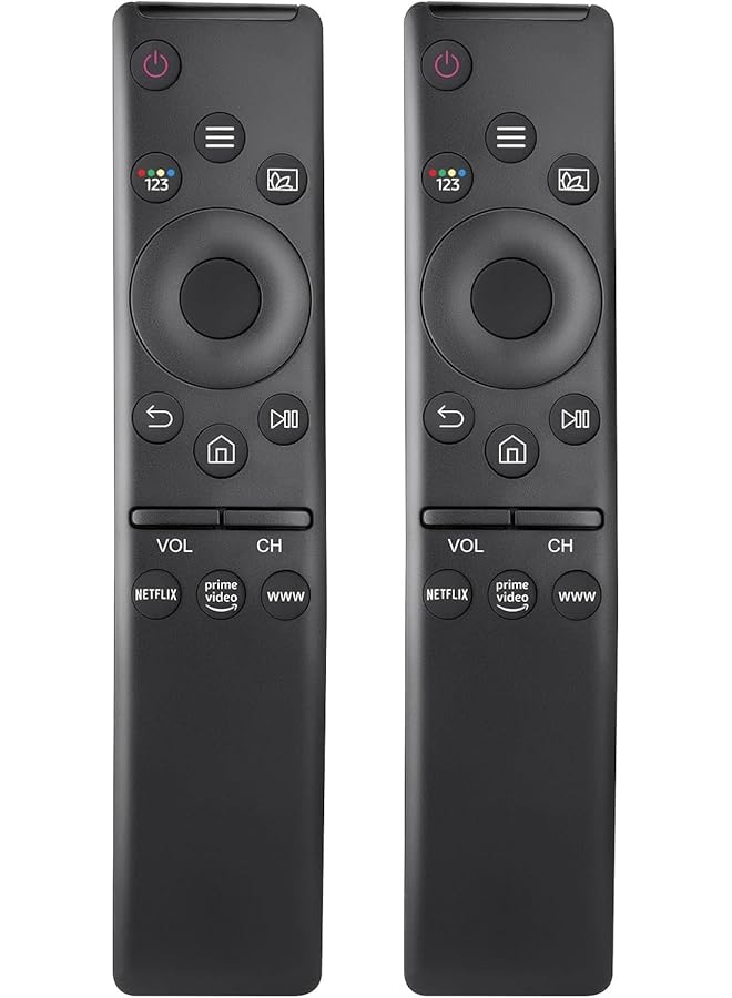 The Bros (Pack of 2) Universal remote control for samsung smart TV, remote-replacement of hdtv 4k uhd curved qled and more tvs, with netflix prime-video buttons - Image 1