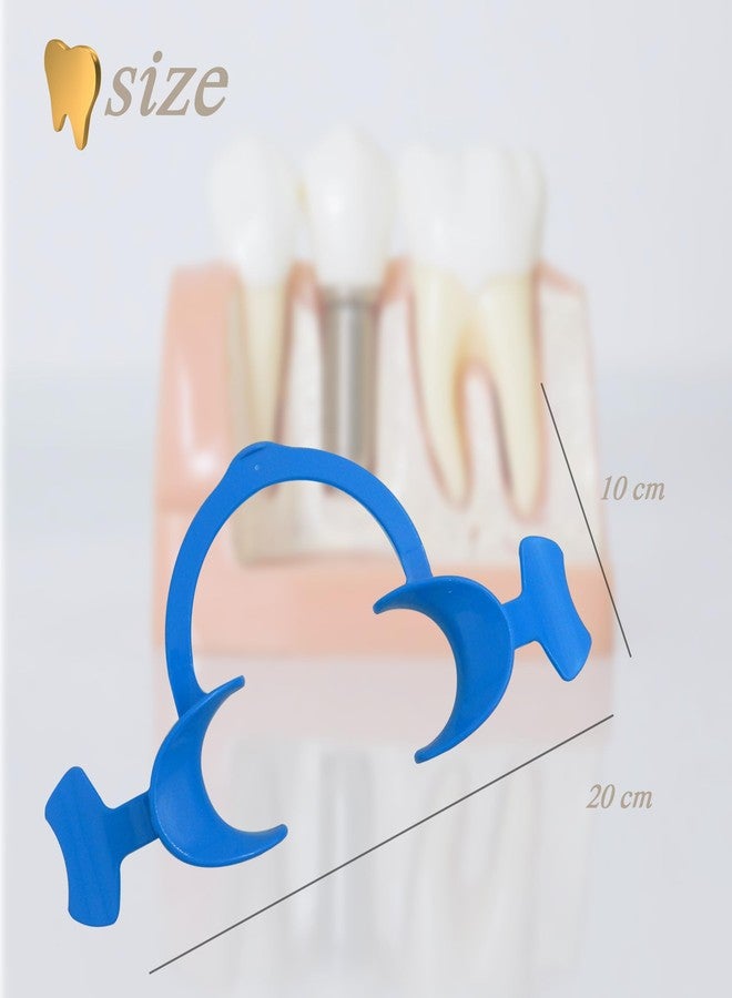Dentosmile Flexi Eco Cheek Retractors Mouth Opener with Wings in Blue Colour - Large (Made in India) (4) - Image 3