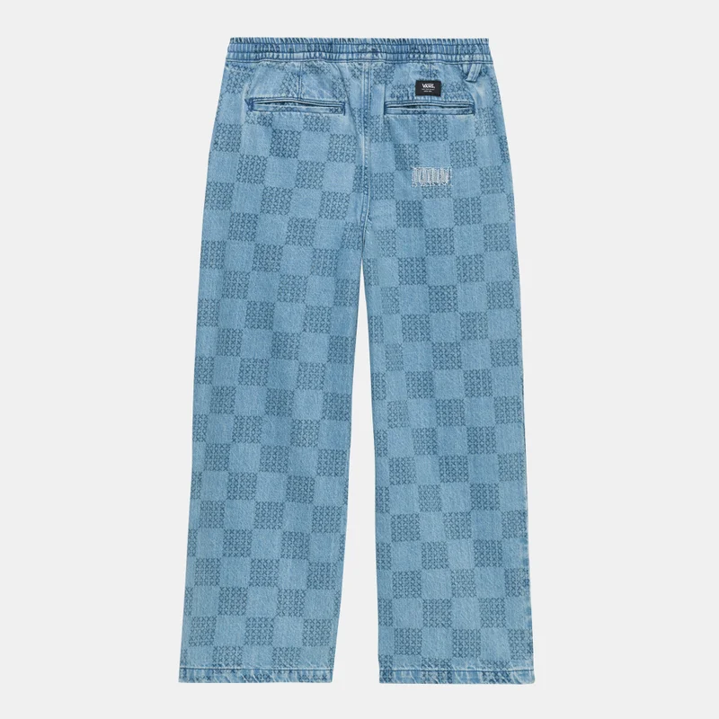 VANS Women's Mended Check Denim Range Crop Pants