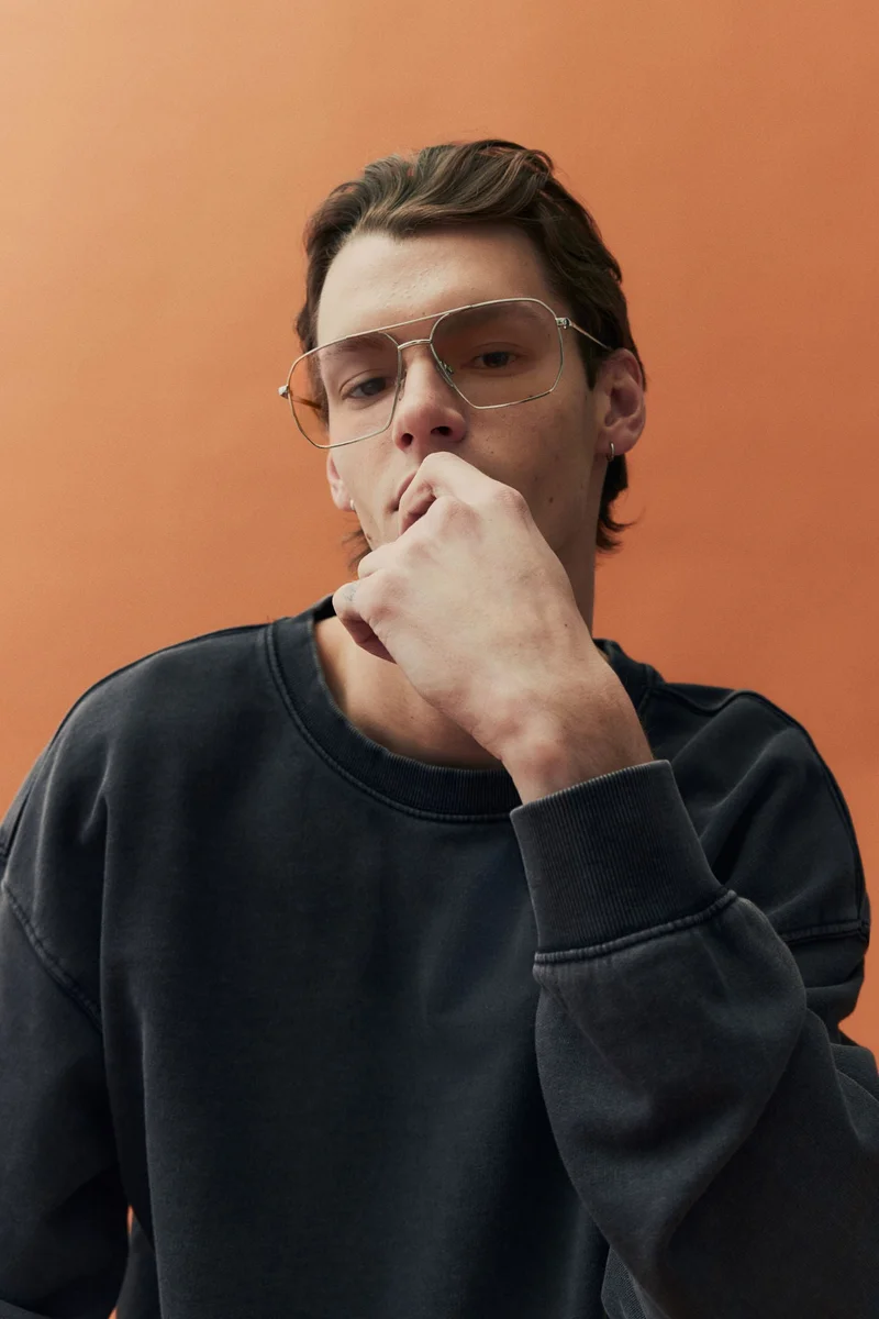 H&M Loose Fit Washed sweatshirt