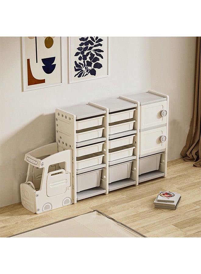 Beauenty Multifunctional children's car luxury large capacity toy book storage rack - Image 1