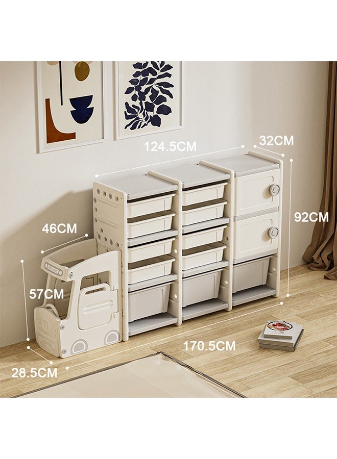 Beauenty Multifunctional children's car luxury large capacity toy book storage rack - Image 2