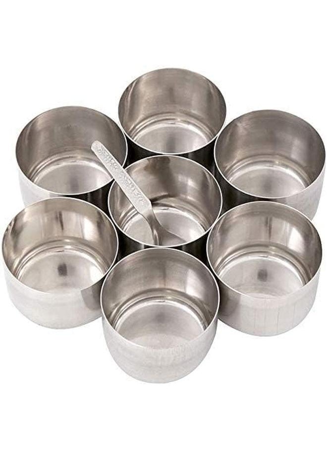 Indian Spice Box Masala Dabba Silver Number 12 Md0M01 - pzsku/ZE9B1218F942203493ED0Z/45/_/1719637437/6ff45d20-06b6-4f73-a0b2-f579dbdd13bb