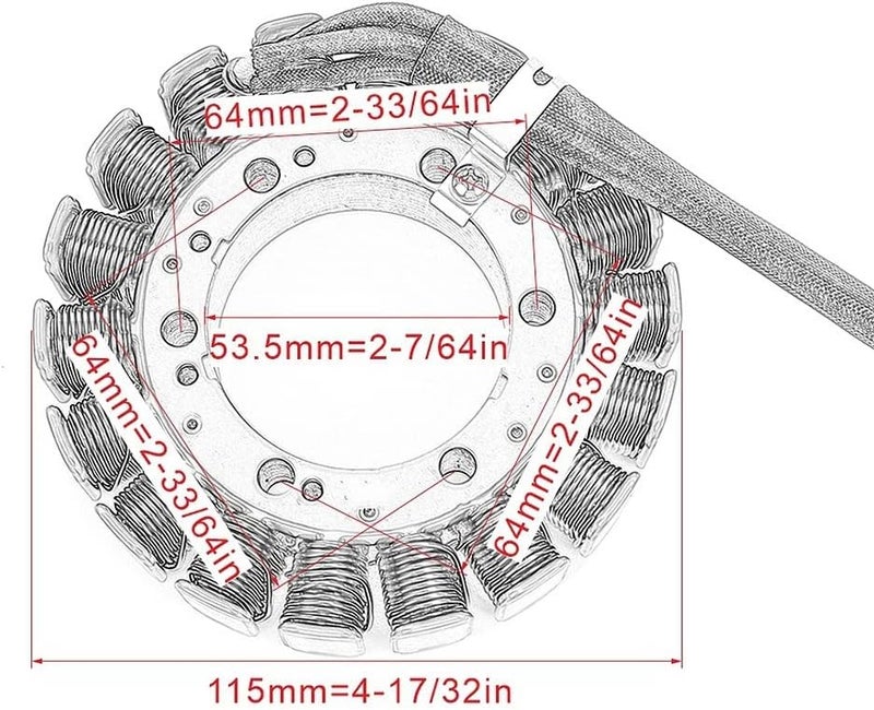 Wivplex Generator Stator Coil for BMW Motorcycles - Image 2