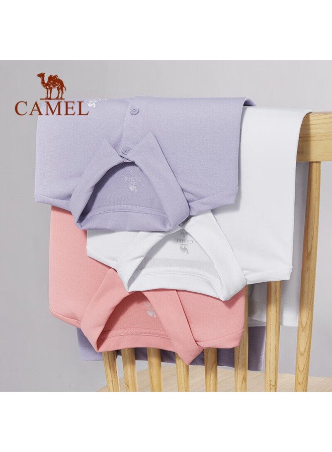 Camel Polo Shirt, Outdoor Elastic Quick-dry T-shirt, Short-sleeved, Collared, Sports Casual Breathable Short-sleeve, 1003 - Image 4