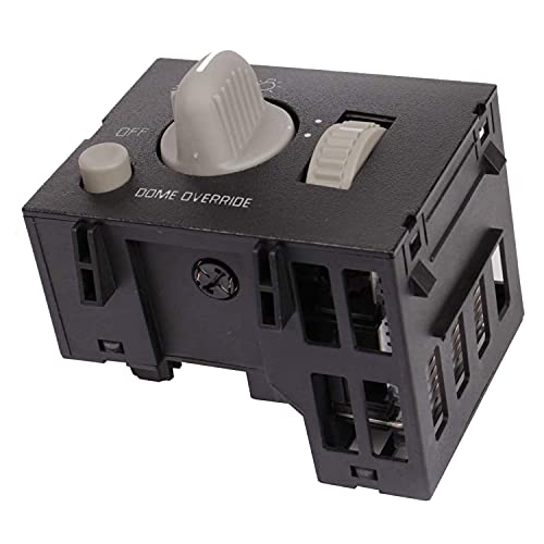 Citumo 93443101 مفتاح المصابيح الأمامية يناسب 95-98 شيفروليه C1500 K1500 D1523H - مفتاح المصابيح الأمامية، مفتاح خافت لوحة العدادات، ومفتاح مصباح السقف لسيارة إكسبريس 1995-1998 HLS31 - Image 5