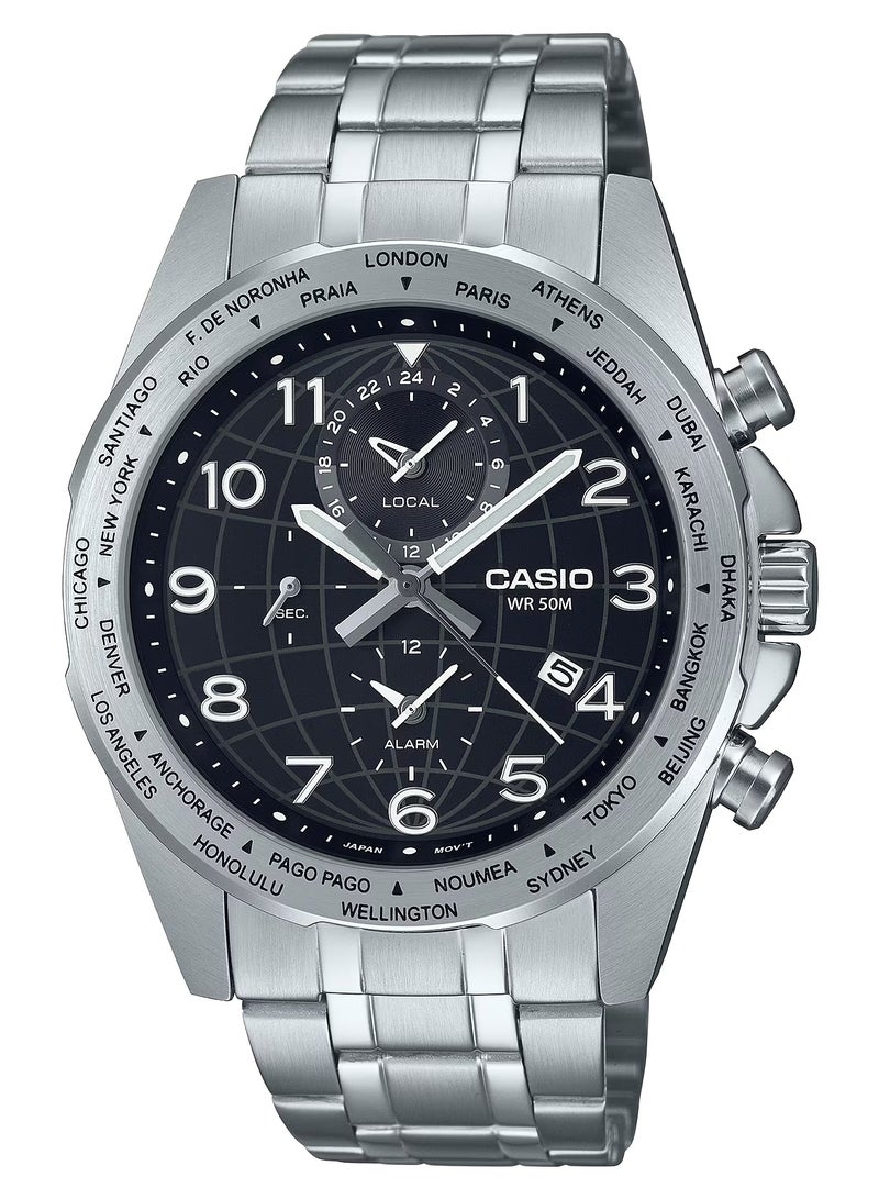 CASIO Men's classic analog watch - MTP-W500D-1AVDF - Image 1