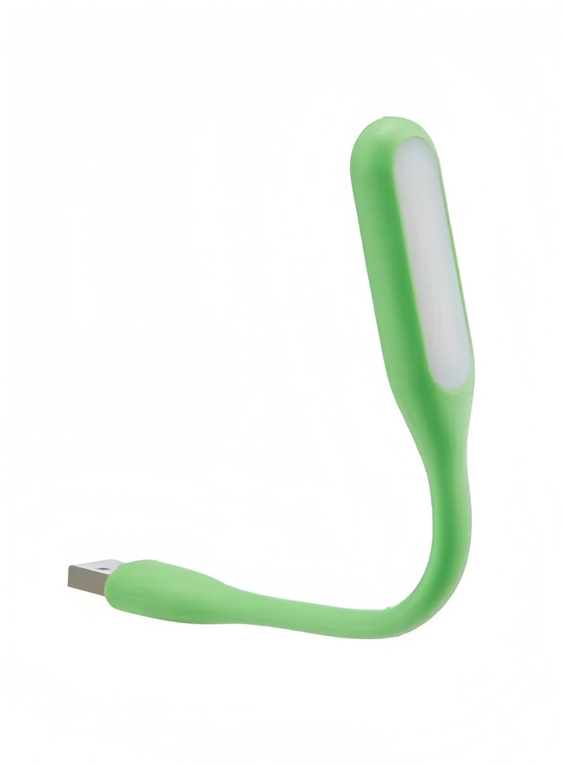 مصباح مكتبي صغير بمنفذ USB مع واقي للعين، مصباح LED محمول ومرن مزود بمنفذ بنك طاقة، مصباح ليلي إبداعي محمول باليد ذو رقبة مرنة قابلة للتعديل - Image 1