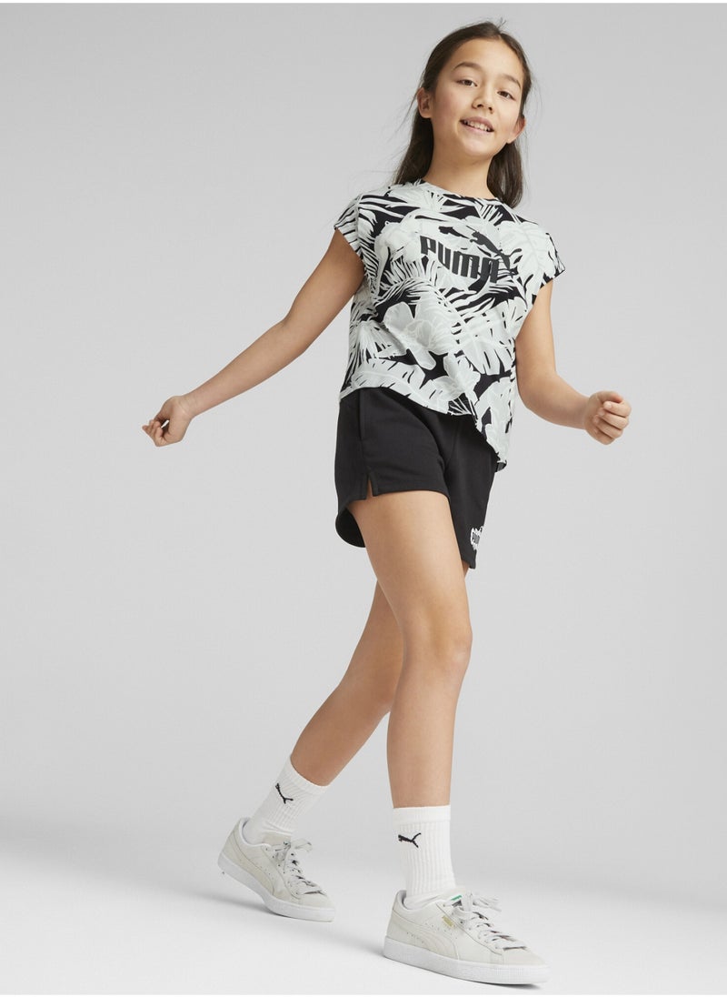 PUMA - Essentials Kids Girls Printed Sleeveless T-Shirt - Image 1