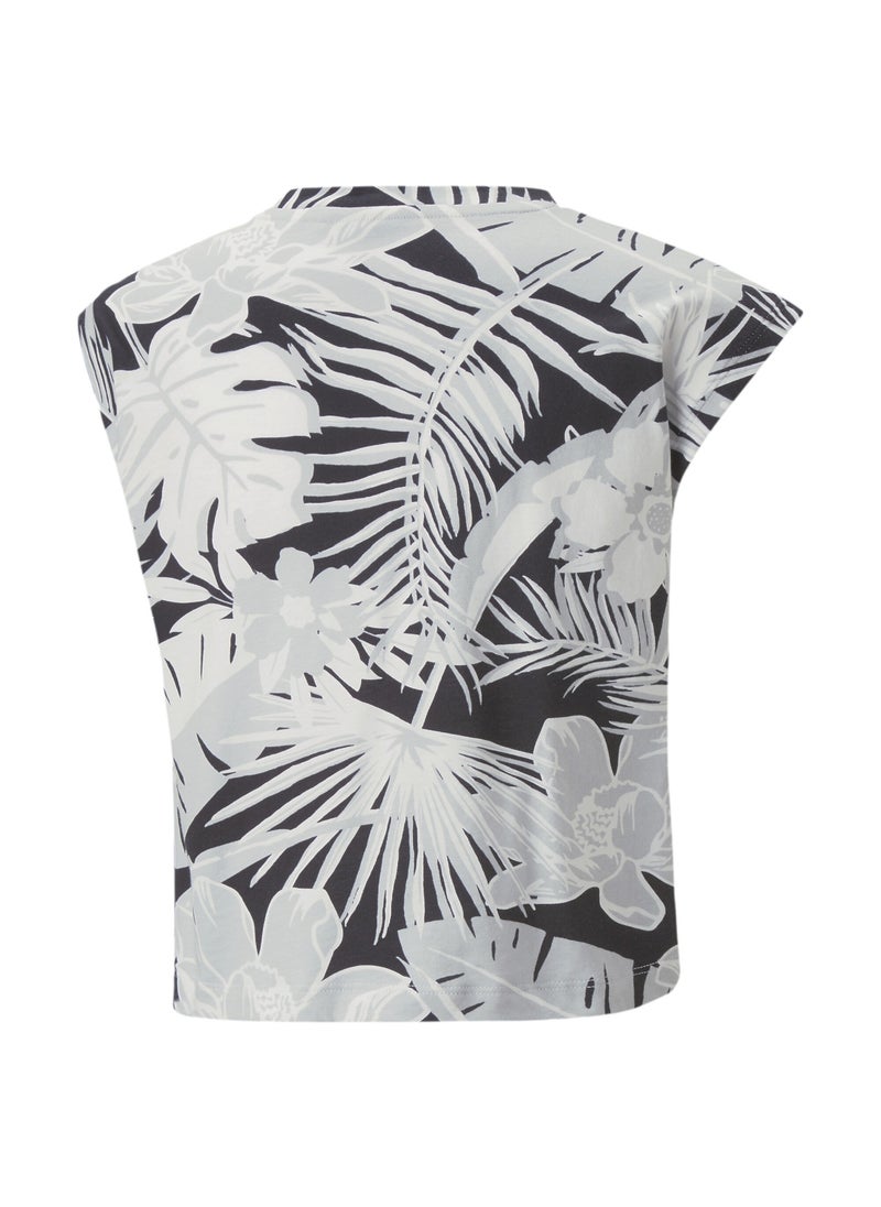PUMA - Essentials Kids Girls Printed Sleeveless T-Shirt - Image 1