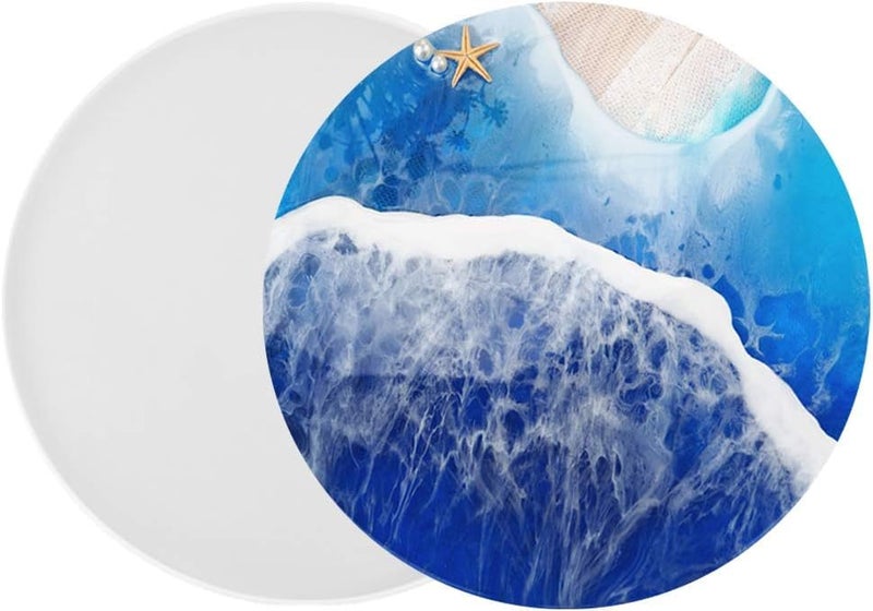 Snoogg SNOOGG Pack of 1 Resin Epoxy Silicone Mold Round disc 6 Inch for Resin Art, Tray, Frame, Crafting, DIY and More  - Image 2