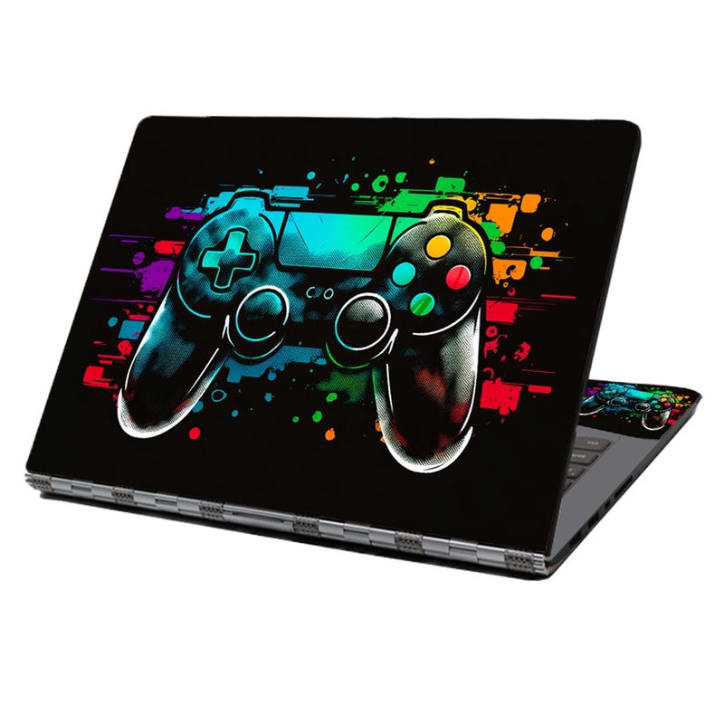 Home Trove ملصق جلد لابتوب ALAYRA، 12" 13" 13.3" 14" 15" 15.4" 15.6 بوصة، غلاف فني مخصص لجلد لابتوب فينيل، واقي عالمي لغطاء الكمبيوتر المحمول (وحدة تحكم الألعاب) - Image 2