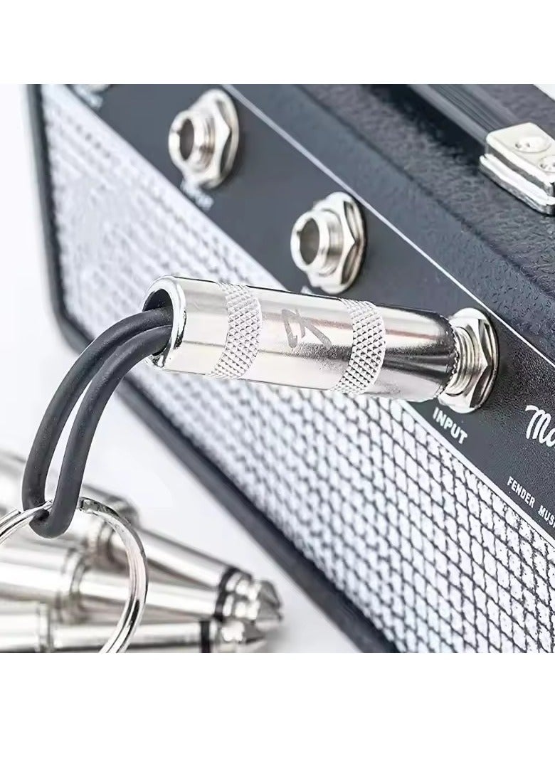 Creative Fender Radio Plugs Key Holder Retro Wall Mounting Keys Holder Jack Zinc Alloy Key Organizer Music Key Storage Frame  - Image 3