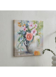 Home Box Elmer Canvas Printed Flowerpot Framed Picture 40 X 1.8 X 40 Cm  - Image 1