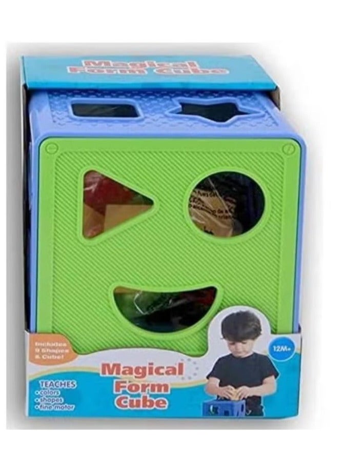 مكعب الشكل السحري، متعدد الألوان، خامات متعددة، من ماجيكال فورم كيوب - Image 2