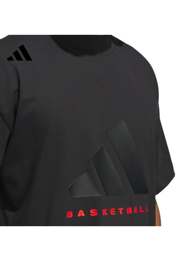 Adidas Adidas Unisex Basketball Series One Ctn Jer T Short-sleeve T-shirt, Iw5644, Xl  - Image 2