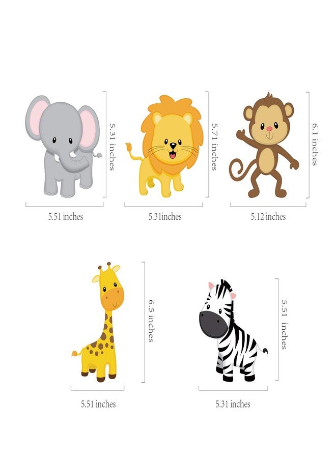 Lide Road 30Pcs Jungle Animals Party Hanging Swirl Decorations Jungle Animals Theme Ceiling Whirl Hanging Decorations for Jungles Animalss Theme Birthday Party Decor - Image 3