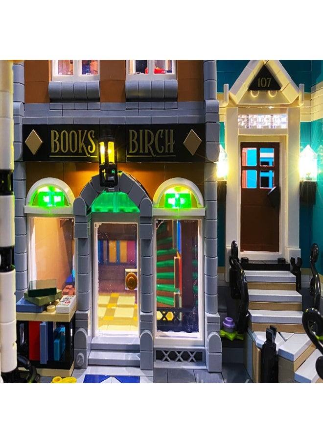 BRIXSPARK BRIXS PARK LED Light Set for (Creator Expert Bookshop Building Blocks Model - Led Light kit Compatible with Lego 10270(NOT Included The Model)  - Image 2