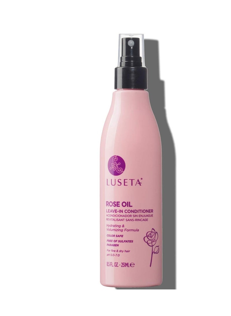 Luseta Luseta Rose Oil Leave in Conditioner for Fine & Dry Hair,Nourishing,Moisture,Volume,Silicone-Free,8.5Fl Oz  - Image 1