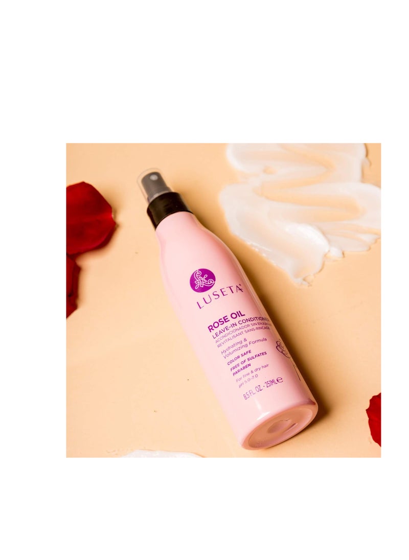 Luseta Luseta Rose Oil Leave in Conditioner for Fine & Dry Hair,Nourishing,Moisture,Volume,Silicone-Free,8.5Fl Oz  - Image 2