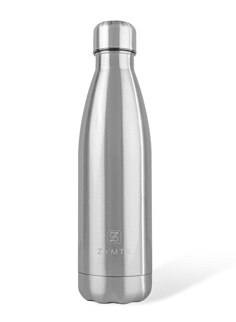 ZYMTA 500ML Stainless Steel Water Bottle | Double-Walled Vacuum Insulated Flask for Hot & Cold Drinks - Leak-Proof & BPA-Free - Image 1