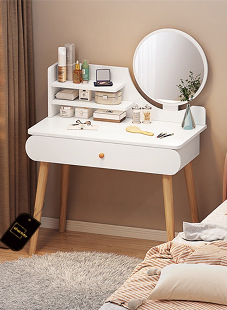 Sharpdo White Fashion Simple Wooden Dresser With Storage - Image 1
