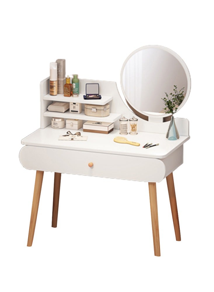 Sharpdo White Fashion Simple Wooden Dresser With Storage - Image 2