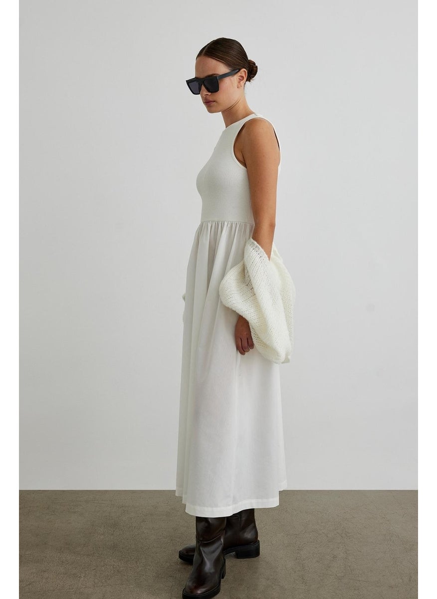 Suud Collection - Ecru Holy Maxi Dress - Image 1