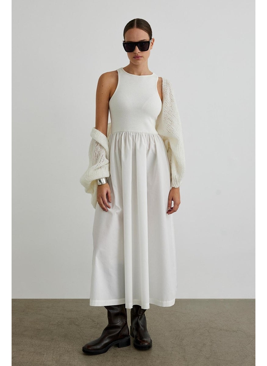 Suud Collection - Ecru Holy Maxi Dress - Image 1