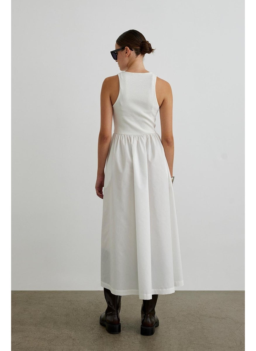 Suud Collection - Ecru Holy Maxi Dress - Image 1