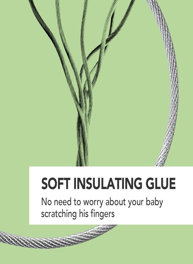 Moonybaby Freezer Lock 2 Packs, Fridge Lock with Steel Wire Protection, Easy to Use and Install, Fridge Locks for Kids, Fridge Locks with Key Surface-Friendly, Refrigerator Lock, Black - Image 4