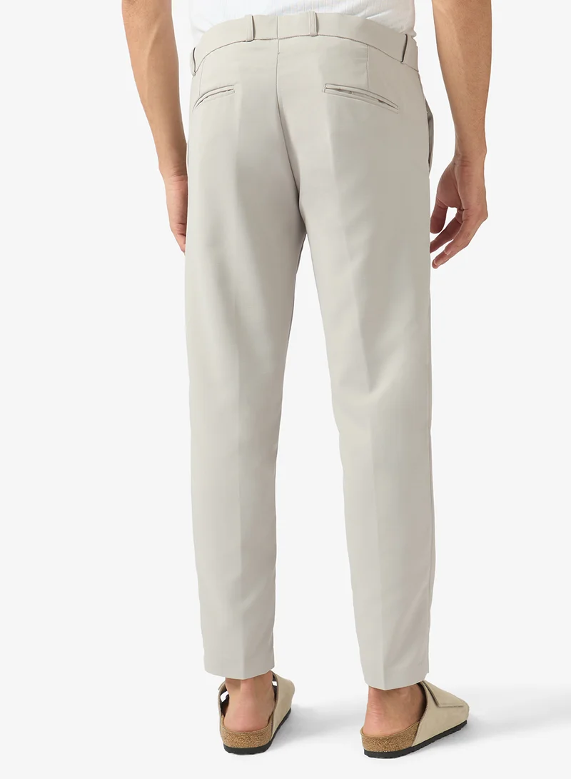 Robert Wood  Semi Elasticated Tailored Trousers for Men | Best Price UAE