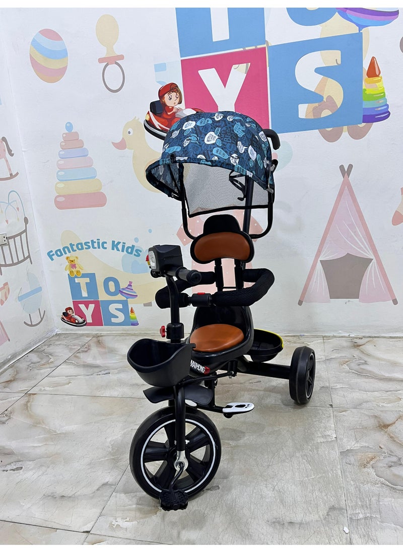 Generic 2-in-1 Baby Trike & Stroller: Fun and Safety for Your Little One  - Image 3