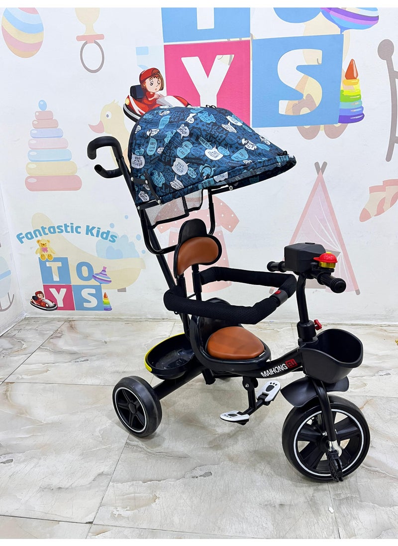 Generic 2-in-1 Baby Trike & Stroller: Fun and Safety for Your Little One  - Image 2