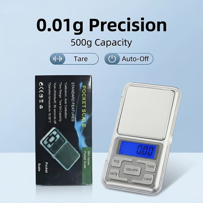 High Precision Digital Pocket Scale Accurate to 0.01 Gram - Image 2