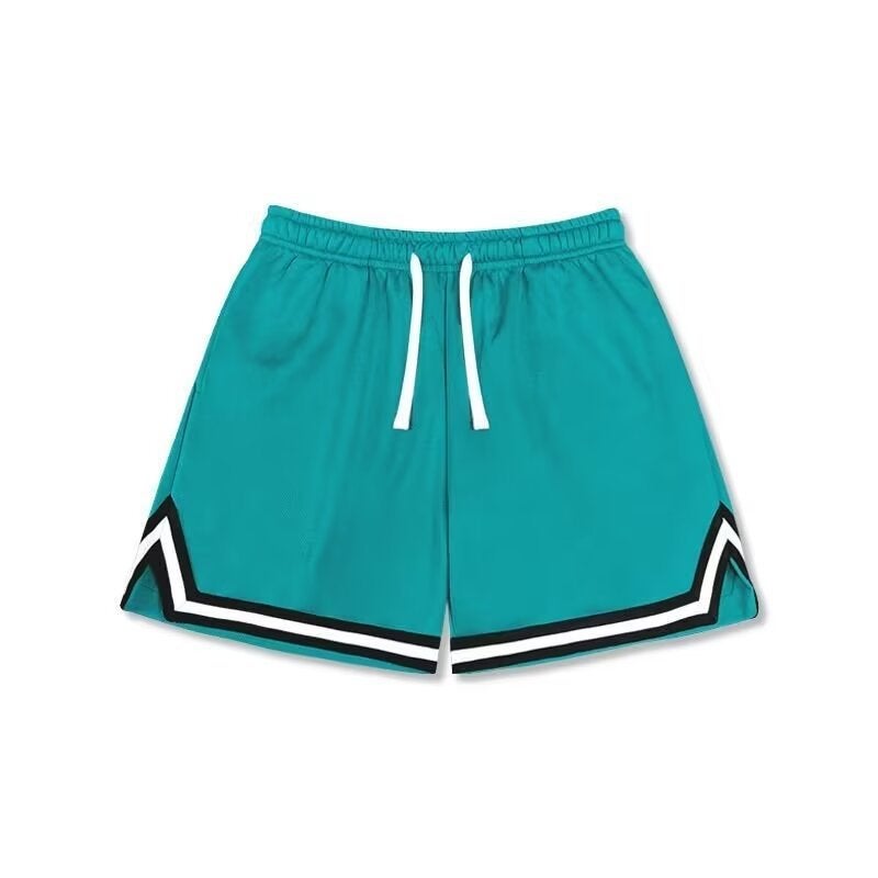 Retro Stitching Casual Loose Sports Shorts Trendy Beach Shorts For Men And Women - Image 1