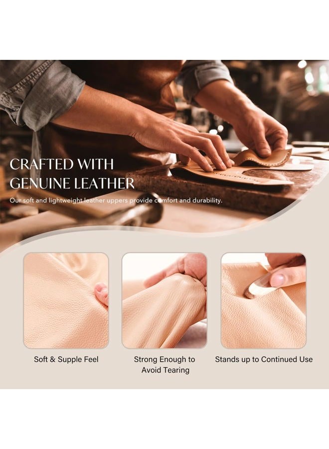 Stelle (3M US Big Kid, Nude(ballet Pink)) - Premium Leather Ballet Slipper/Ballet Shoes(Toddler/Little Kid/Big Kid) - Image 5