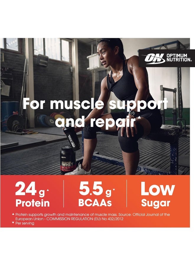 Optimum Nutrition (ON) Gold Standard 100% Whey Protein Powder Primary Source Isolate, 24 Grams of Protein for Muscle Support and Recovery - Double Rich Chocolate, 2 Lbs, 29 Servings (907 Grams) - Image 3