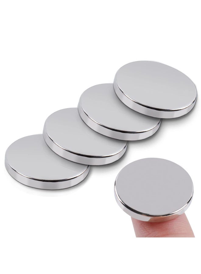 SYOSI 20 Pack Super Strong Round Neodymium Disc Magnets 20 x 3mm, Permanent Small Rare Earth Magnets, Multipurpose for Fridge, Whiteboard, Cabinet, Crafts, Kitchen & Office Scientific Use - Image 2