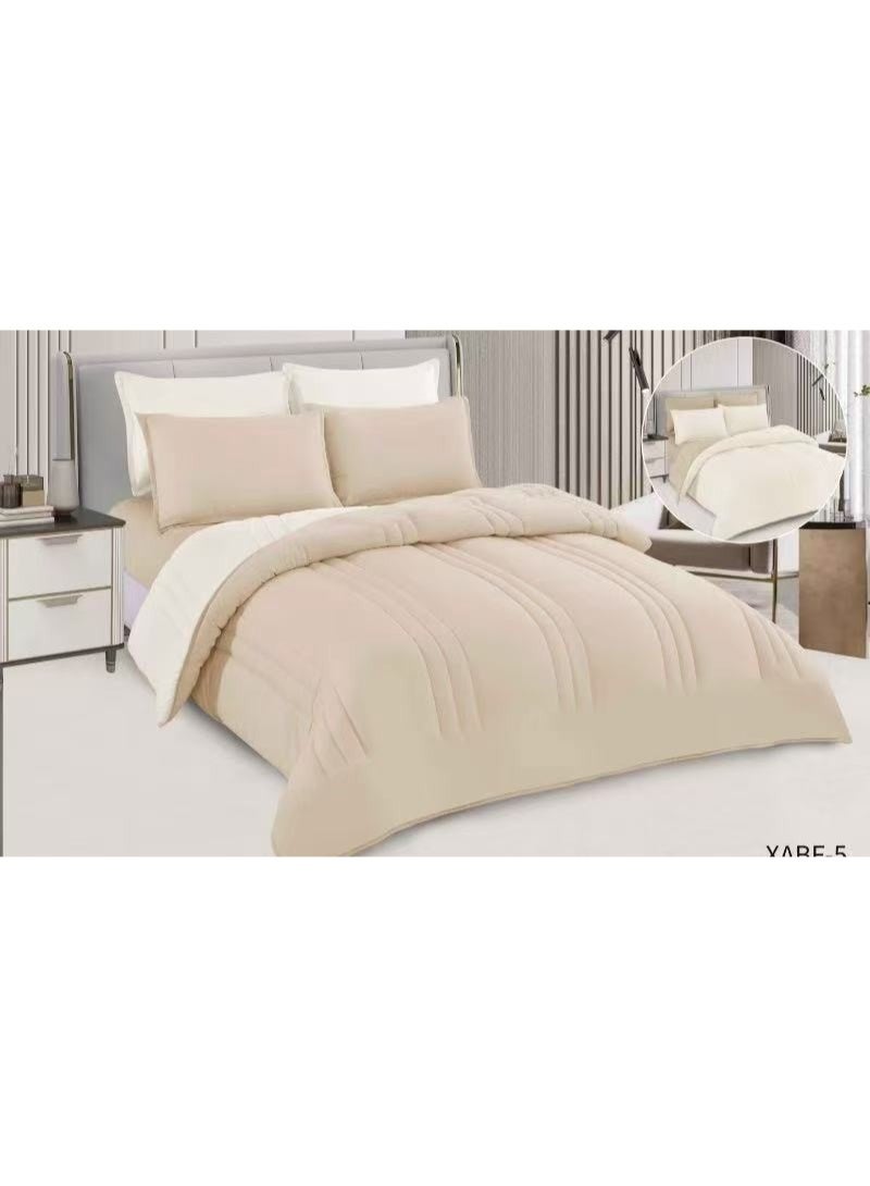 Xi Duo Duo Double-sided hotel style microfiber bedspread, 240*220cm - Image 1