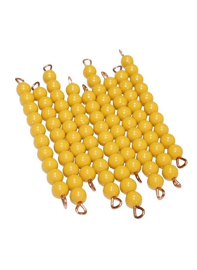 null - Montessori Math Beads Materials Thousand Cube Decimal System Bank Game Handson Math Manipulative For Kids Teach Number Concepts, Place Value And Measurement Math Learning Tools For Kids - Image 1