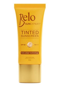 Belo Tinted Sunscreen SPF 50 Sunscreen Color Adapting Technology Broad Spectrum UV Protection 50ml 