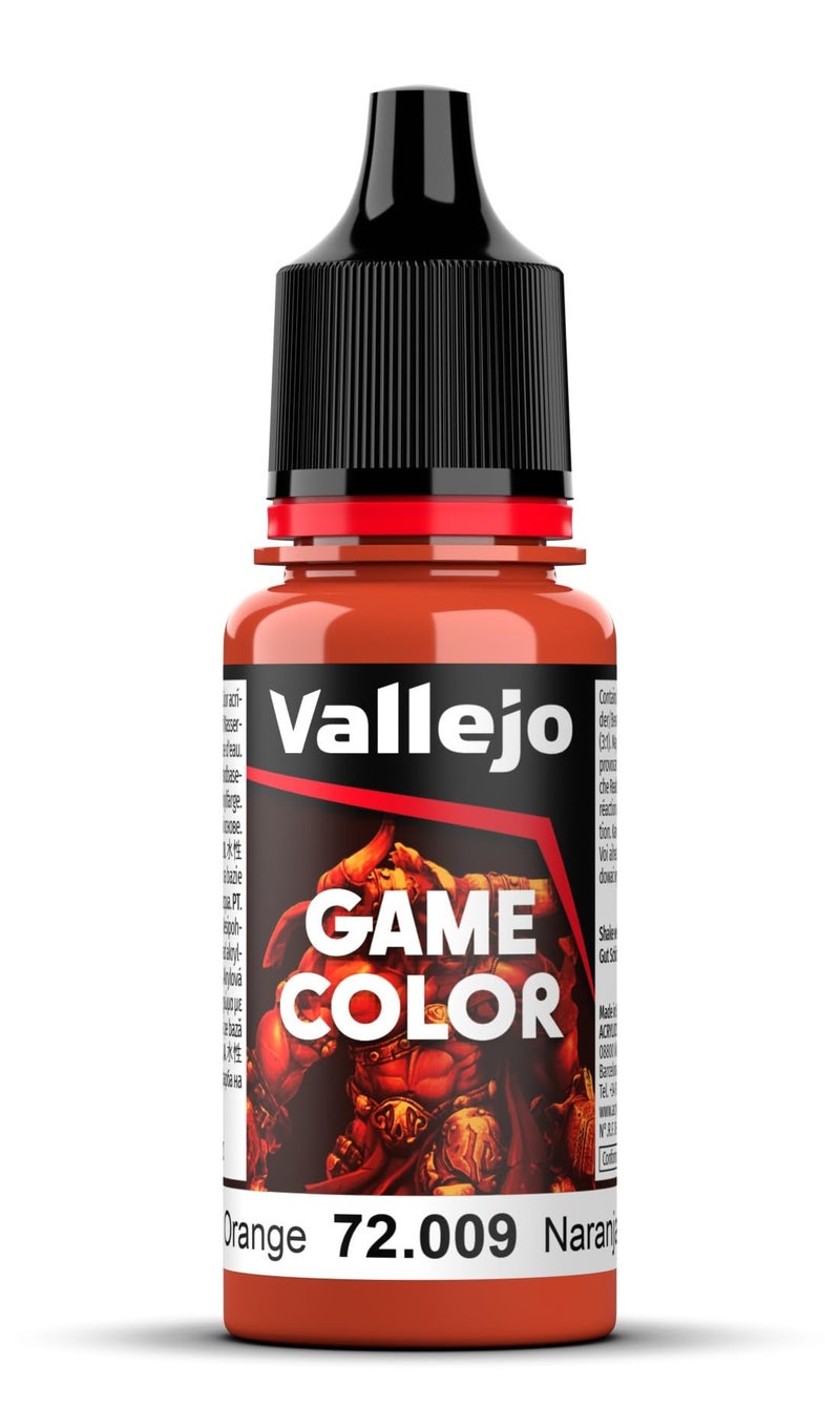 Vallejo Game Color Hot Orange Paint 17ml