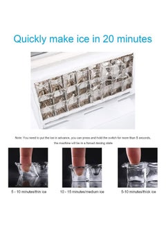 Cool Baby Ice Machine Countertop Ready to Put Ice Cubes in 12-20 Minutes 25kg Ice Cubes Every 24 Hours Automatic Cleaning  - Image 3
