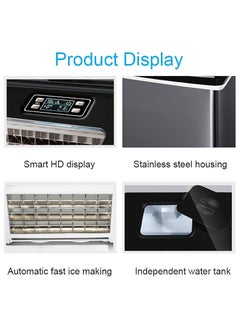 Cool Baby Ice Machine Countertop Ready to Put Ice Cubes in 12-20 Minutes 25kg Ice Cubes Every 24 Hours Automatic Cleaning  - Image 4
