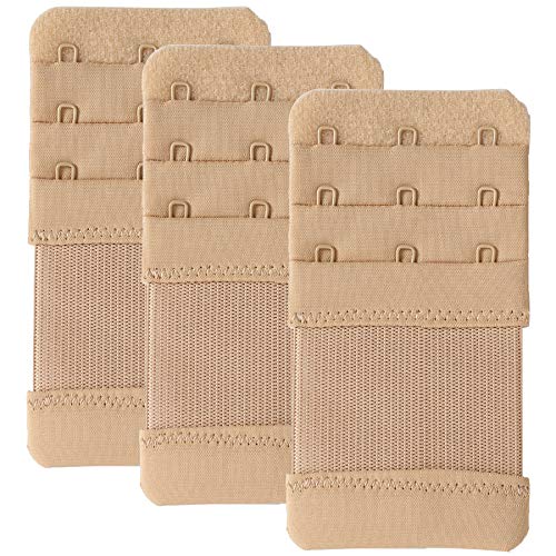 Magicmode Bra Extender 3 Hook Elastic Stretchy Bra Band Extension 3pcs-Pack - Image 1