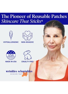 WRINKLES SCHMINKLES Chest Wrinkle Pad - Made In Usa - 1 Month Supply - Reusable Decollete Wrinkle Treatment Patches - Hypoallergenic 100% Medical Grade Silicone - Correct Decolletage Wrinkles Overnight  - Image 5